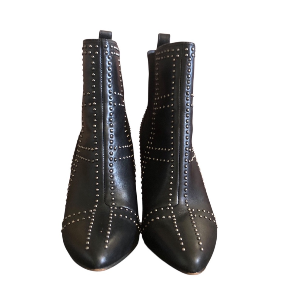 Vince Camuto Basila Black Soft Leather Heel Women Boots Size 5.5 - Picture 4 of 10